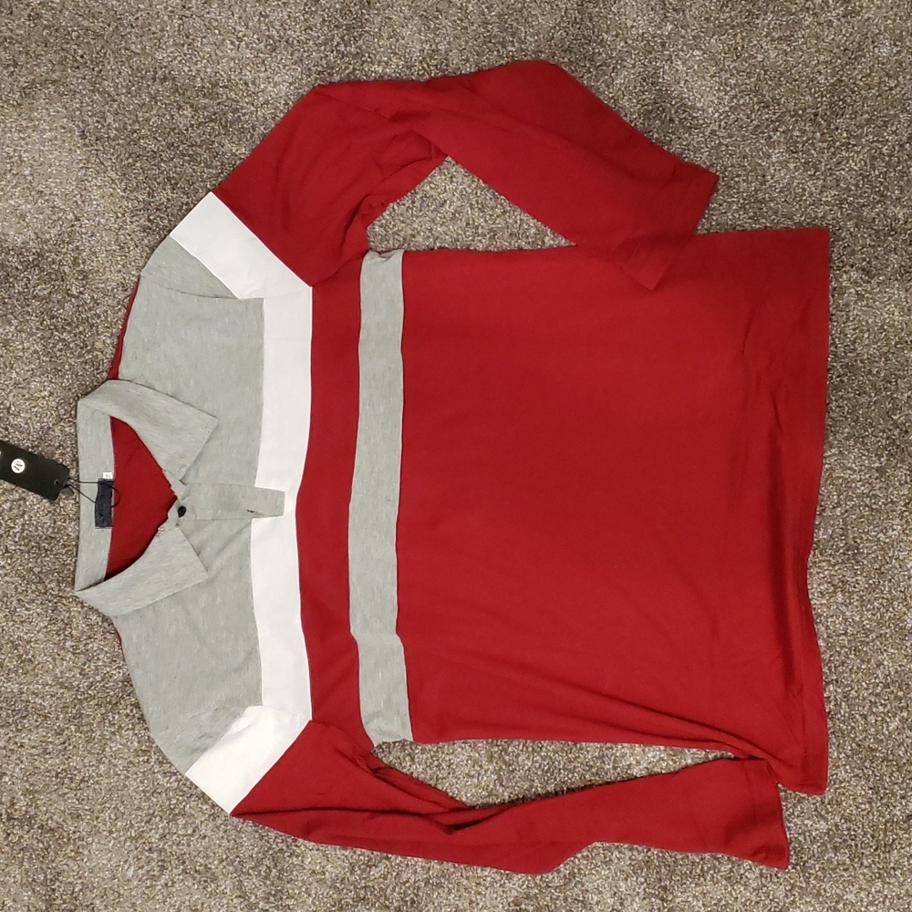 New w Tags Long Sleeve polo
